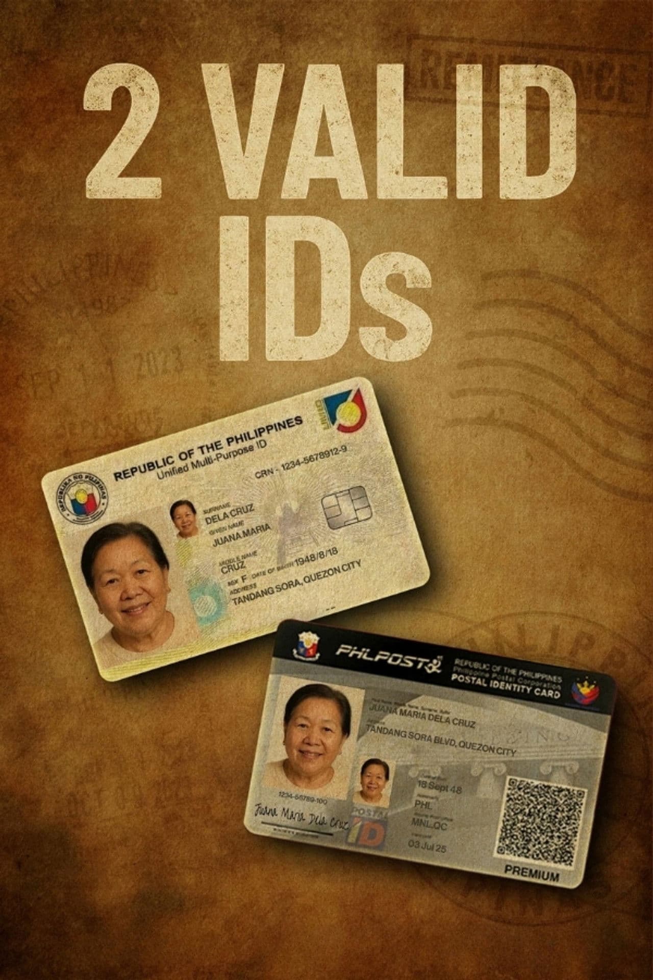 2 Valid IDs