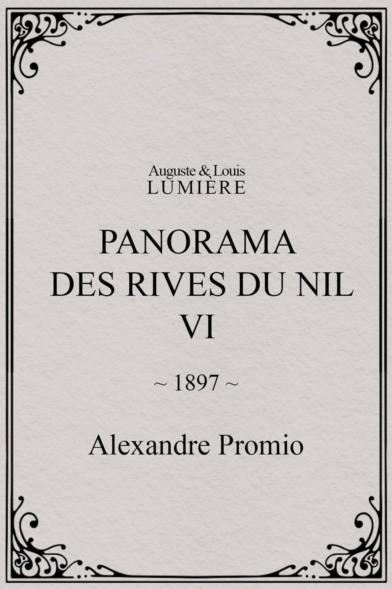 Panorama des rives du Nil, [VI]