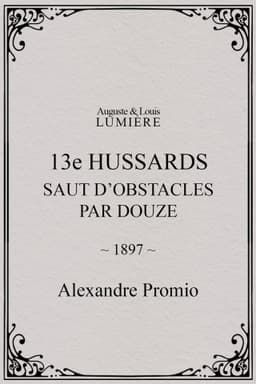13e hussards : saut d’obstacles par douze