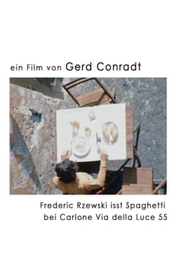 Frederic Rzewski eats spaghetti at Carlone Via della Luce 55