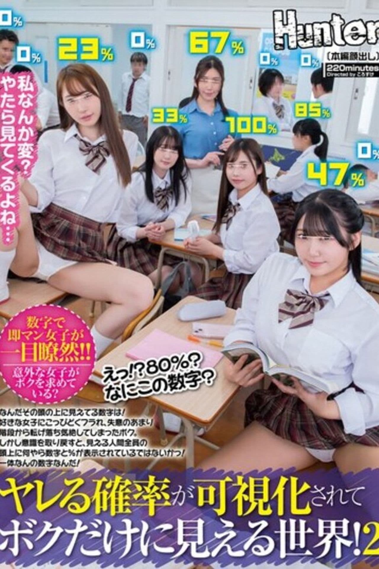 えっ！？80％？なにこの数字？ヤレる確率が可視化されてボクだけに見える世界！2 なんだその頭の上に見えてる数字は！
