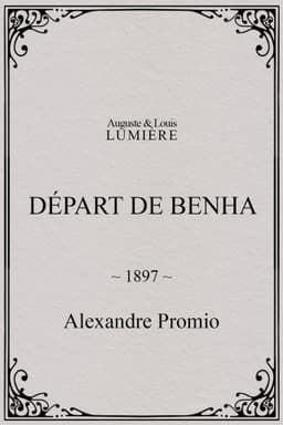 Départ de Benha