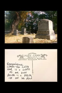 Postcard: Remembrance Chafes the Living