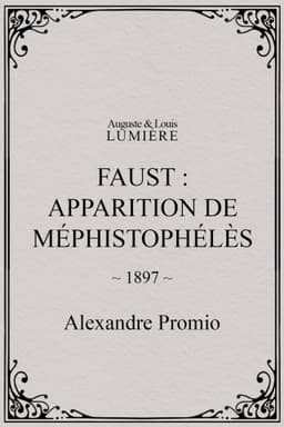 Faust: Appearance of Mephistopheles