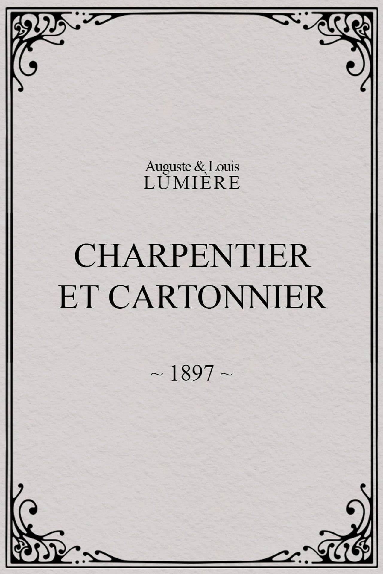 Charpentier et cartonnier