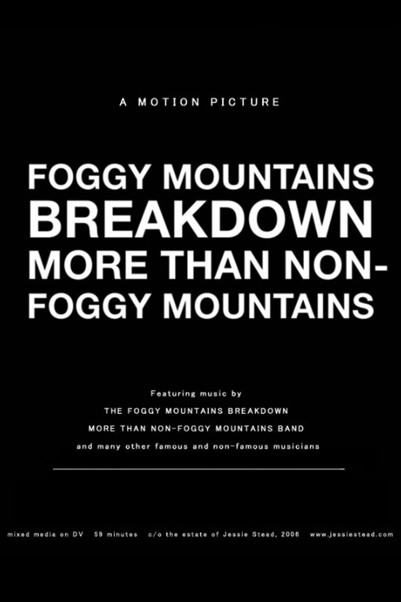 Foggy Mountains Breakdown More Than Non-Foggy Mountains