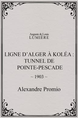 Algiers-Koléa Line: Tunnel of Point Pescade