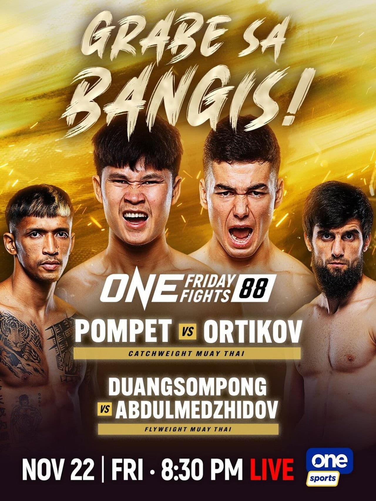 ONE Friday Fights 88: Pompet vs. Ortikov
