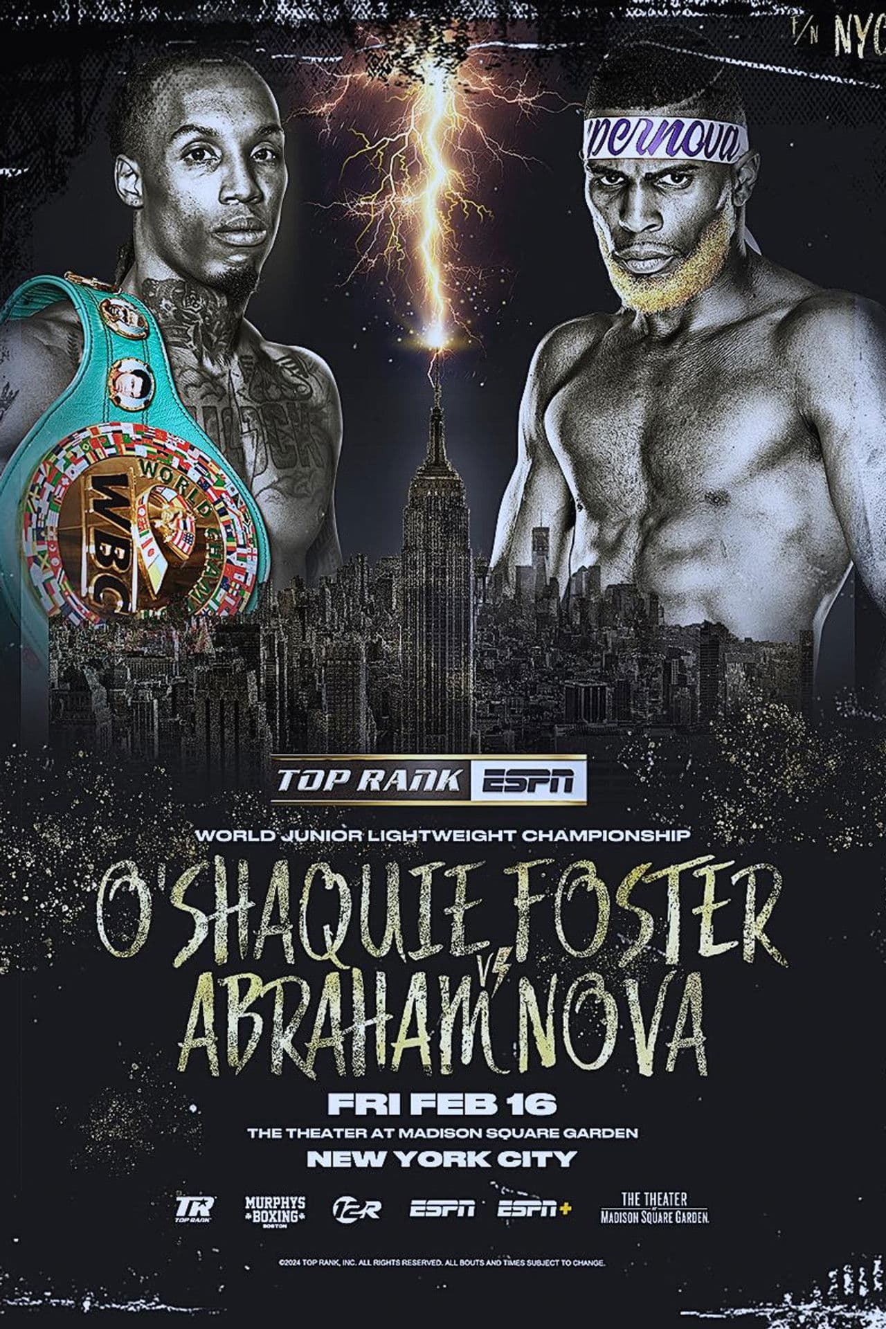 O'Shaquie Foster vs. Abraham Nova