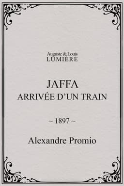 Jaffa : arrivée d’un train