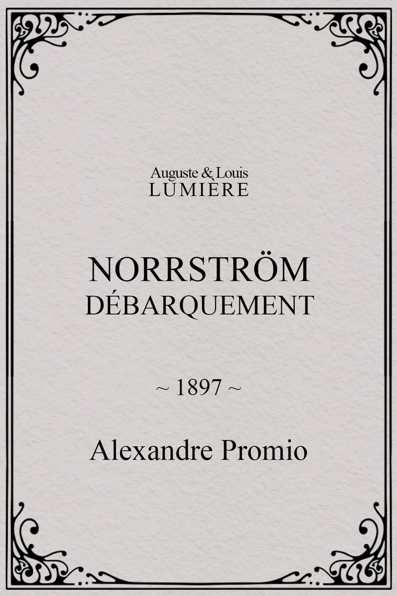 Norrström : débarquement