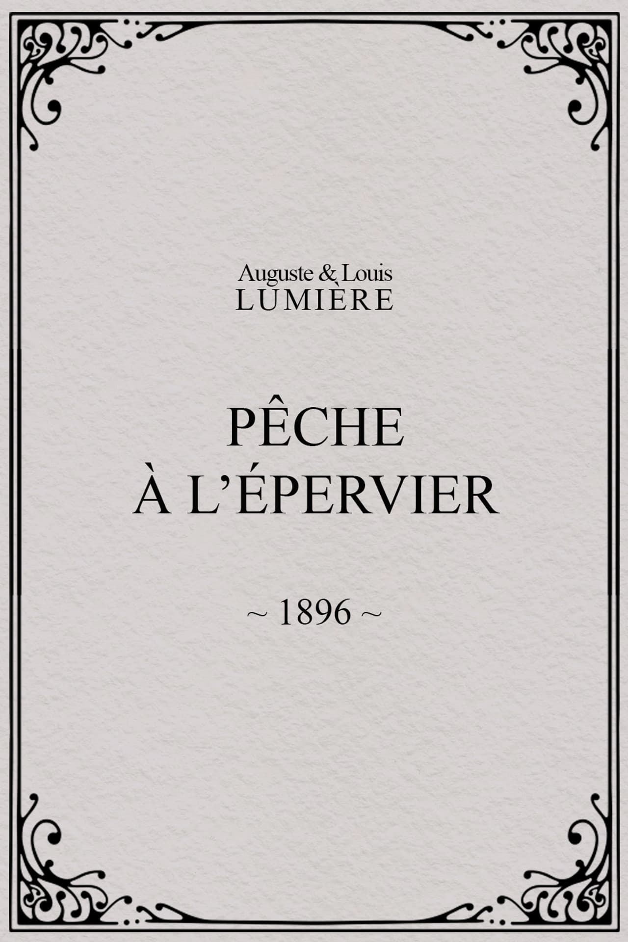 Pêche à l’épervier