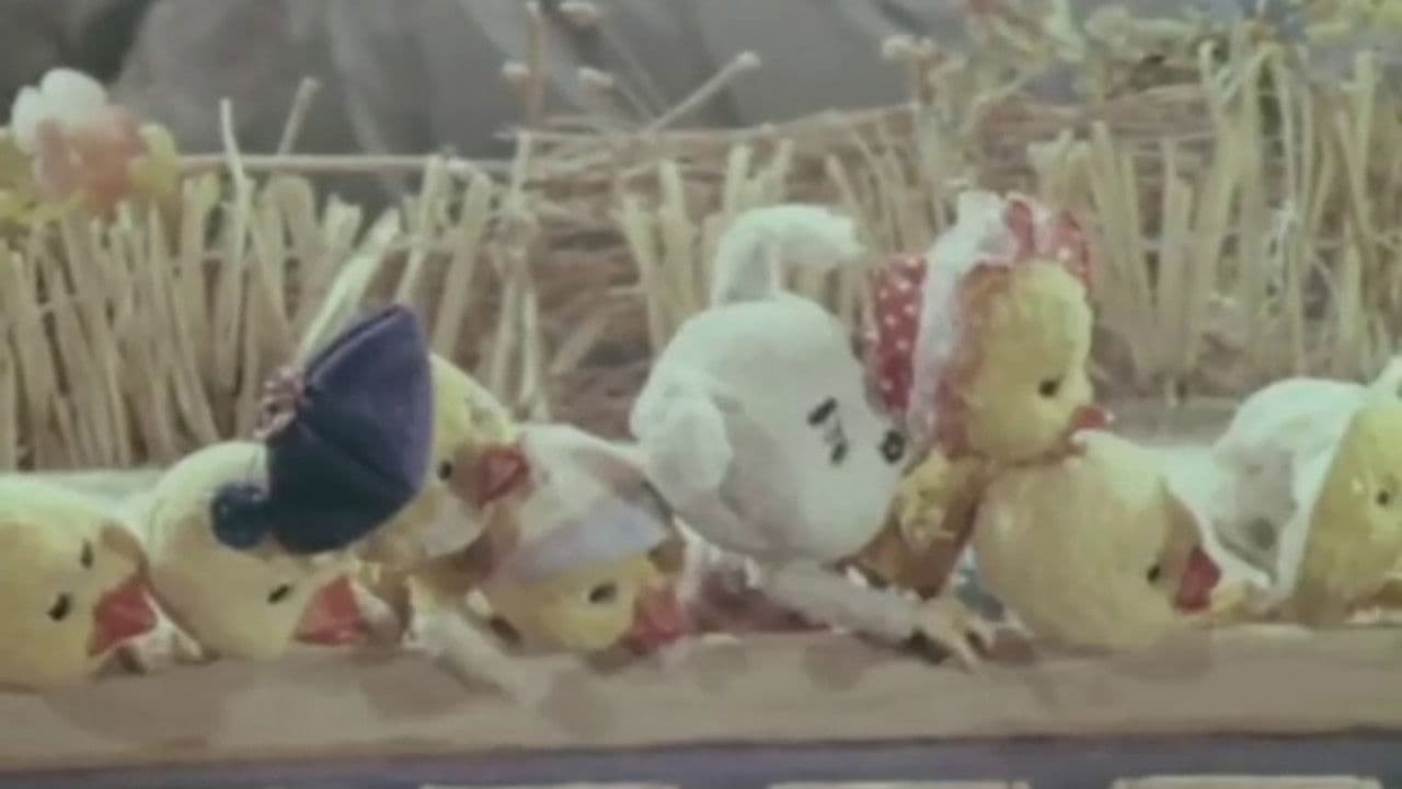 A Puppy and Seven Goslings