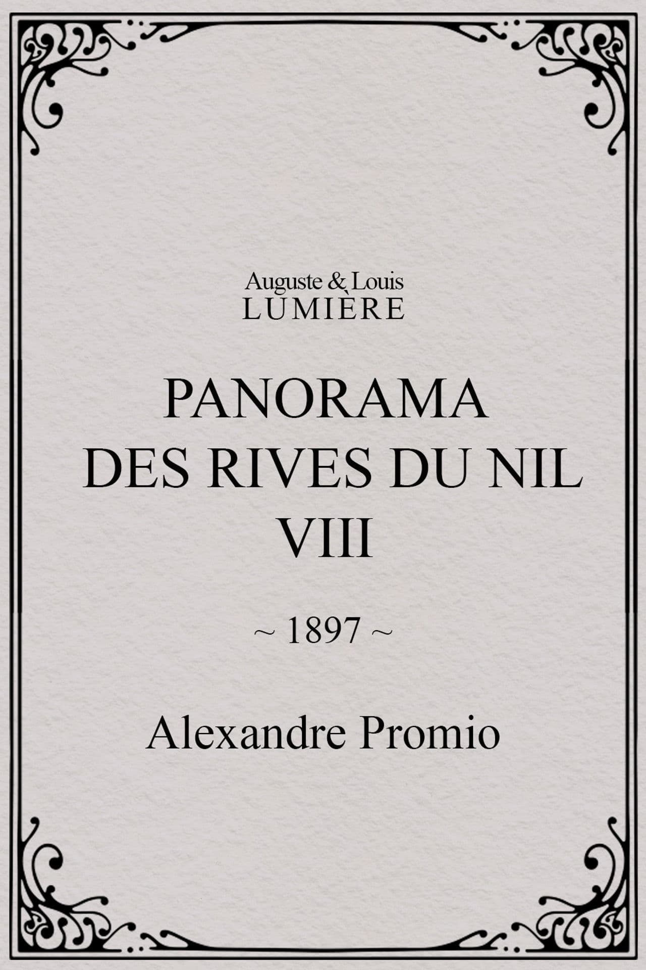 Panorama des rives du Nil, [VIII]