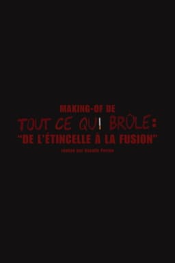 De l'étincelle à la fusion (Making-of "Tout ce qui brûle")