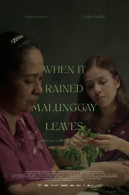 When It Rained Malunggay Leaves