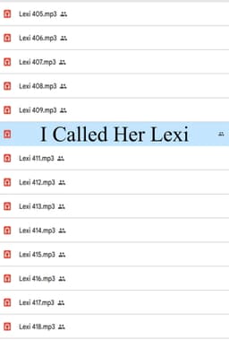 I Called Her Lexi