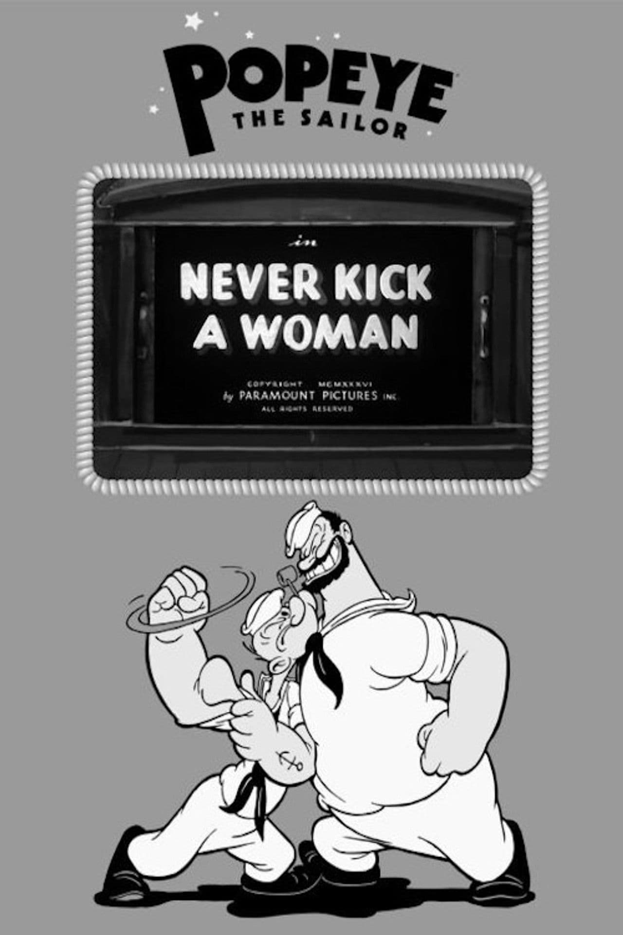 Never Kick a Woman