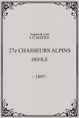 27ème chasseurs alpins : défilé