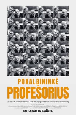 Pokalbininkė ir profesorius