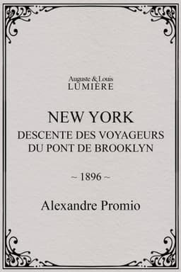 Passengers Descending from the Brooklyn Bridge