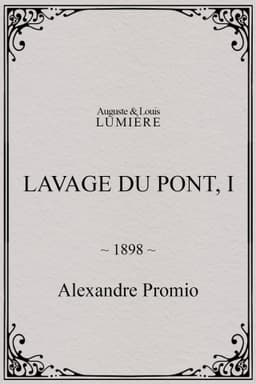Lavage du pont, I