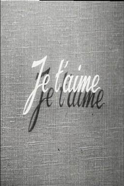 Je t'aime