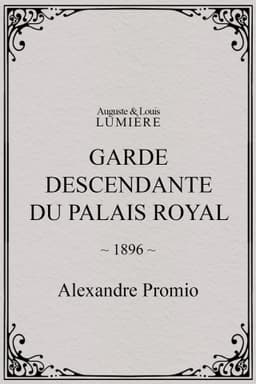 Garde descendante du palais royal