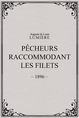 Pêcheurs raccommodant les filets