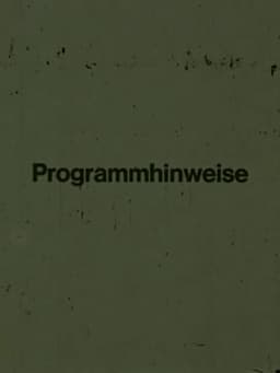 Programmhinweise