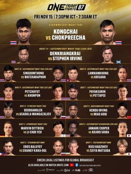 ONE Friday Fights 87: Kongchai vs. Chokpreecha