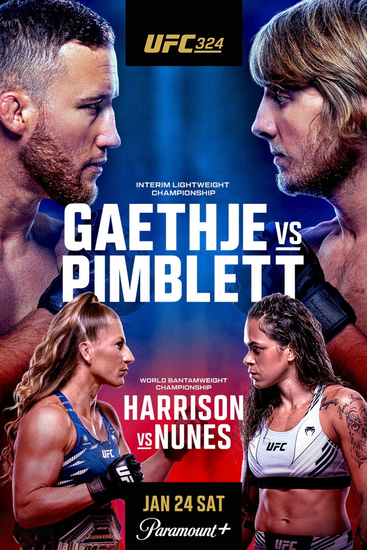 UFC 324: Gaethje vs. Pimblett