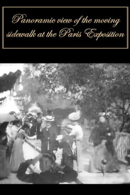Panoramic View from the Moving Sidewalk at the Paris Exposition