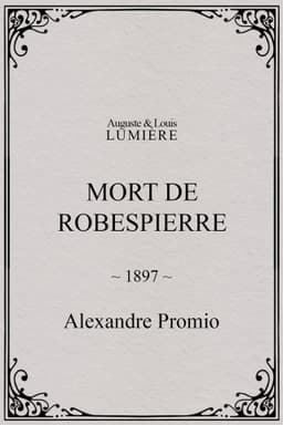 Mort de Robespierre