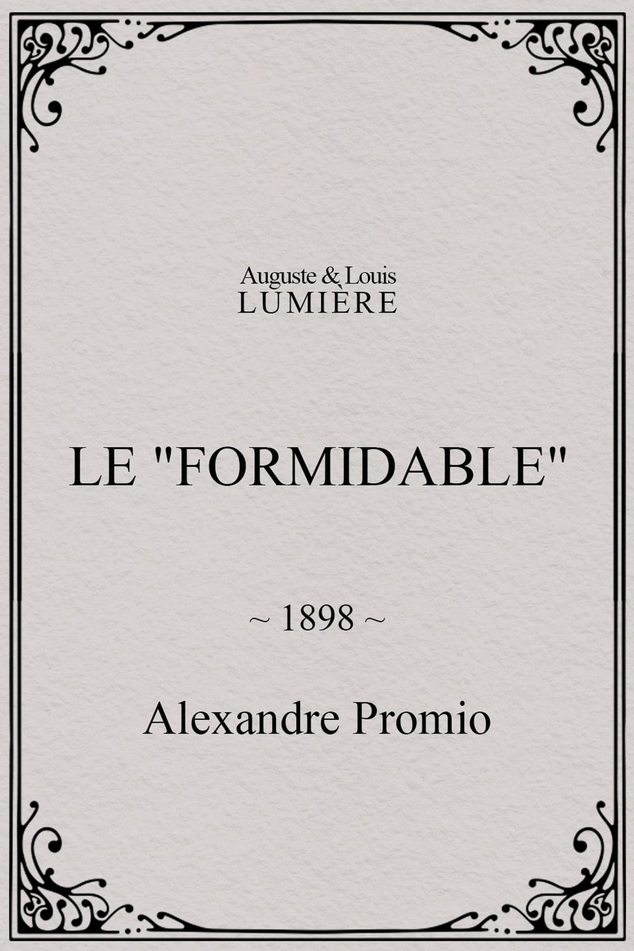 Le "Formidable"