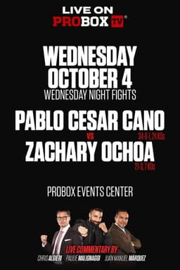 Pablo Cesar Cano vs. Zachary Ochoa