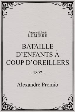 Bataille d’enfants à coup d’oreillers