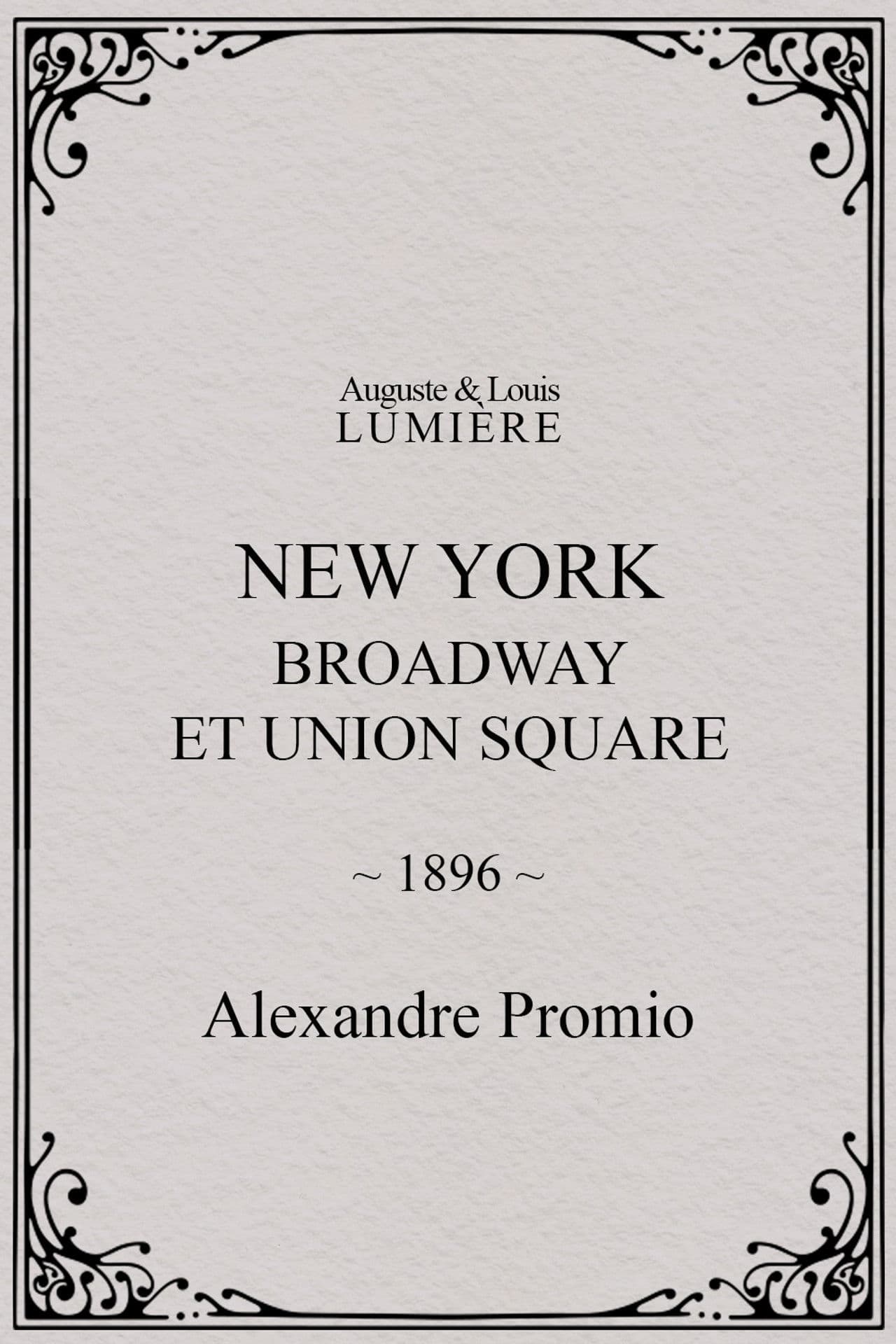 New York: Broadway at Union Square