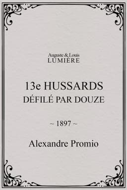 13e hussards : défilé par douze