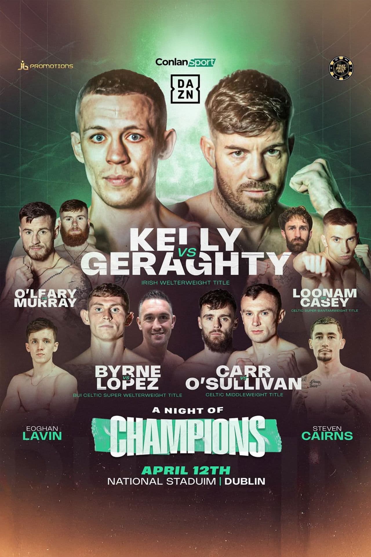 Senan Kelly vs. Declan Geraghty