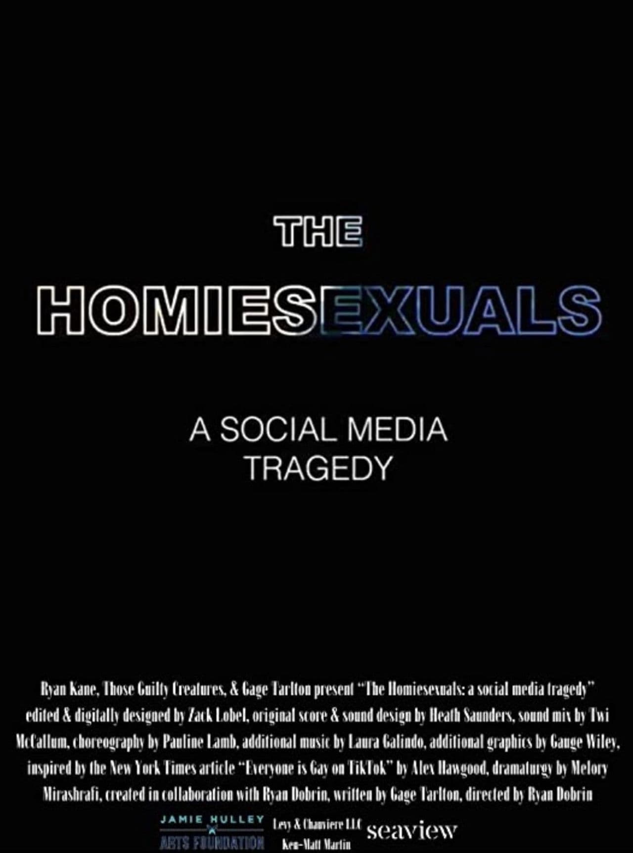 The Homiesexuals: a social media tragedy