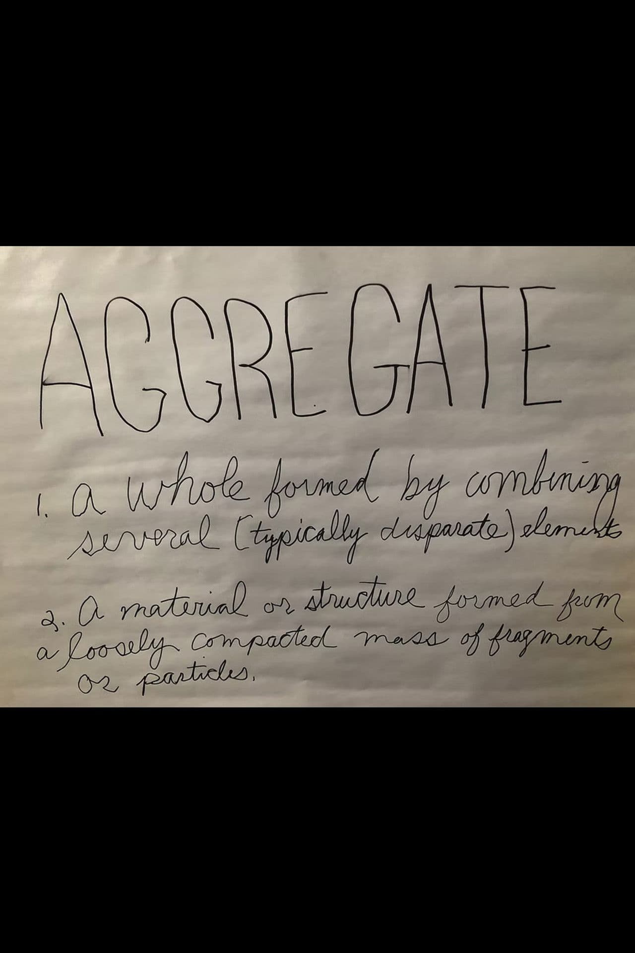 Aggregate