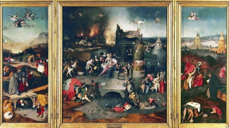 Temptations of St. Anthony, 1501, Hieronymus Bosch