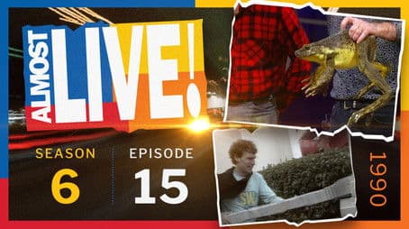 Andy Kaufmann and his giant frogs