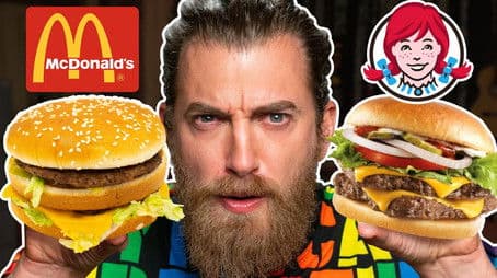 McDonald's vs. Wendy's Taste Test | FOOD FEUDS