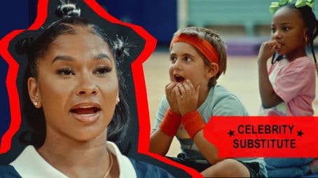 Olympic Gymnast Jordan Chiles Does Backflips with 1st Graders