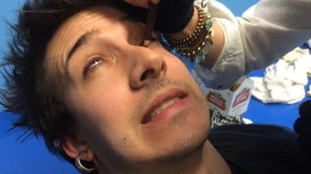 Rebel The Dog and Chris's Eyes Burn Off