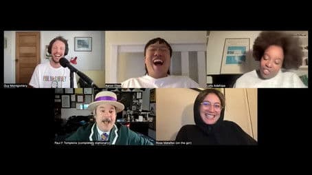 Aaron Chen, Lolly Adefope, Paul F. Tompkins & Rose Matafeo