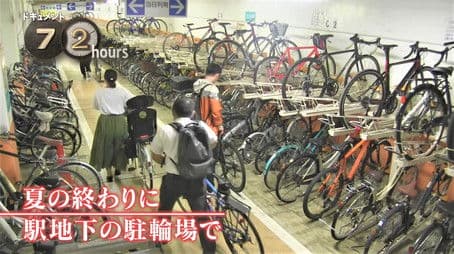 At the End of Summer, in the Station Underground Bicycle Parking Lot