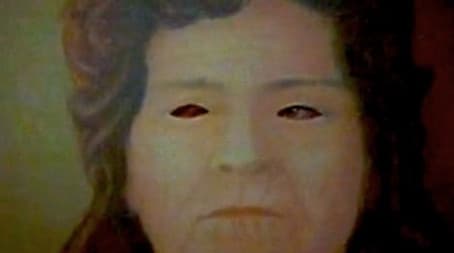 Spokelseshuset. Maleriet med de skumle oynene